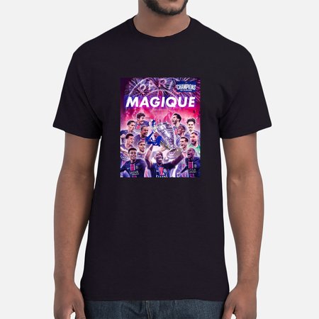 Tee - shirt " MAGIQUE " ( Noir )
