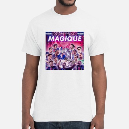 Tee - shirt " MAGIQUE " ( Blanc ) ( ADULTE HOMME & FEMME )