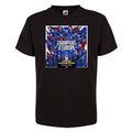 Tee - shirt " CHAMPION D ' EUROPE " ( Noir ) ( ADULTE)  HOMME & FEMME