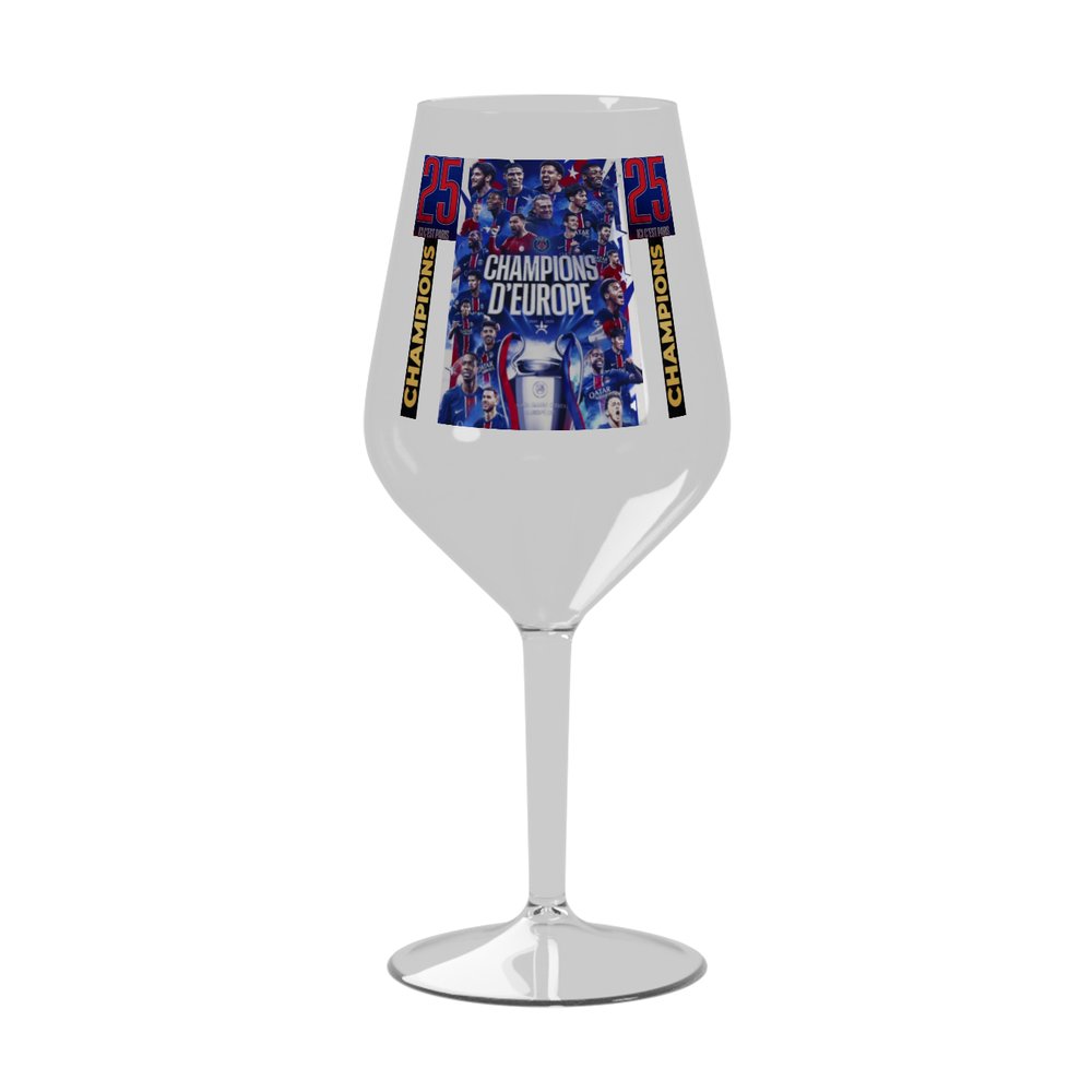 Verre à vin COLLECTOR A VIE " CHAMPION D EUROPE "