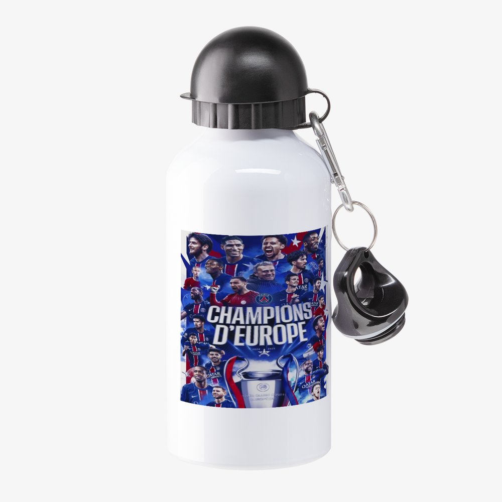 Bouteille d'eau en aluminium " CHAMPION D EUROPE "