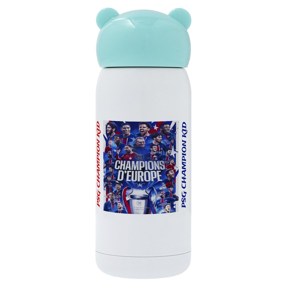 Gourde ENFANT GARCON  " CHAMPION D EUROPE "