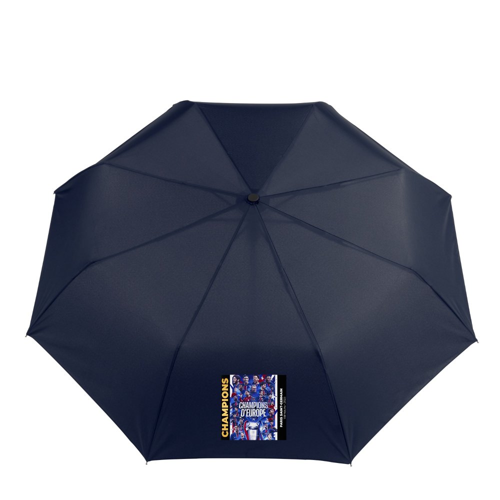 Parapluie pliable 53 cm " CHAMPION D EUROPE "  bleu marine