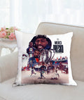 Coussin " MERCI PRESKO " 35.6 cm X 35.6 cm ( MOYEN/PETIT)