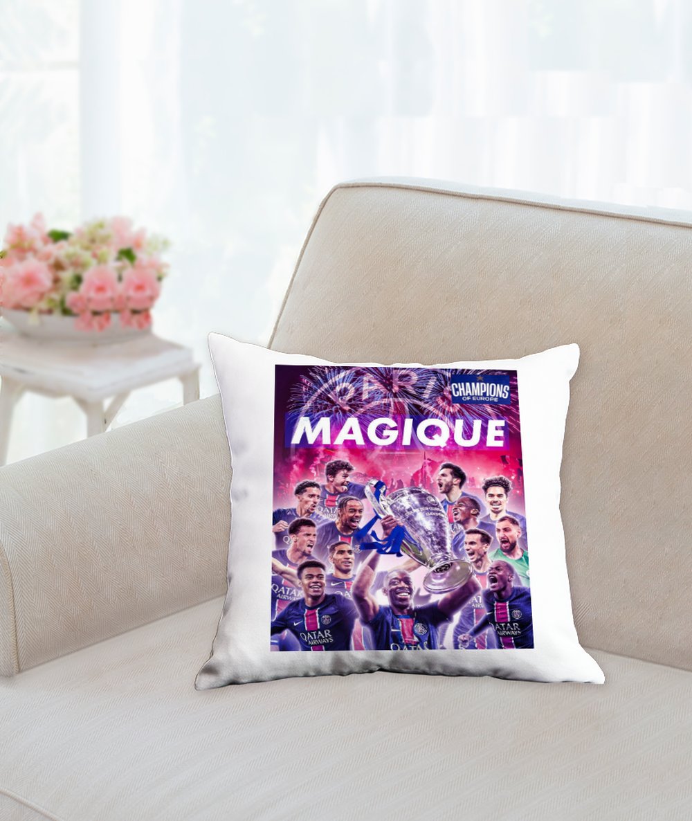 Coussin " MAGIQUE " 35.6 cm X 35.6 cm ( MOYEN/PETIT)