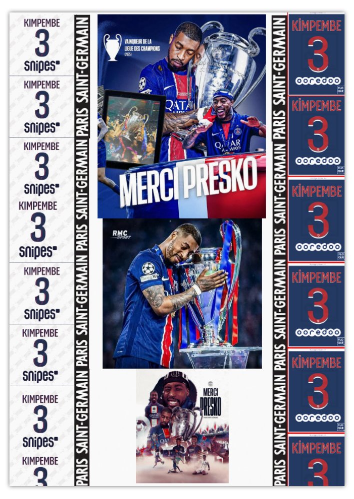 POSTER/ AFFICHE  ULTRA COLLECTOR " MERCI PRESKO   " 2  ( 297x420 mm )