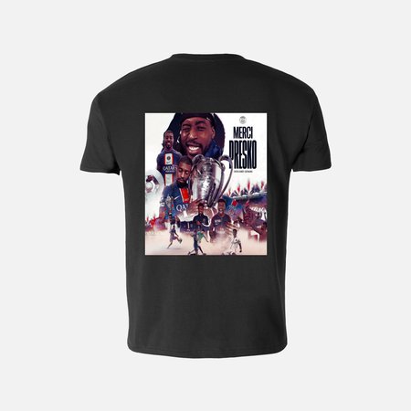 Tee - shirt  ULTRA COLLECTOR " MERCI PRESKO " ( Noir et Recto Verso ) ( ADULTE HOMME & FEMME )