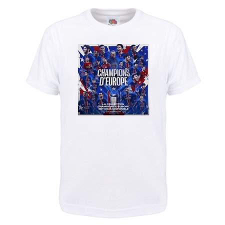 Tee - shirt " CHAMPION D ' EUROPE " ( ENFANT )