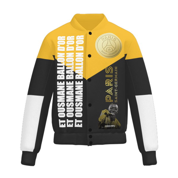 La Veste " ET OUSMANE BALLON D'OR "(En Edition Ultra Limitée)  ( INCROYABLE !!! EXCEPTIONNELLE !!! MAGNIFIQUE ) ! JAMAIS VU ! RARE ! EXCLUSIVE!(UNIQUE AU MONDE )